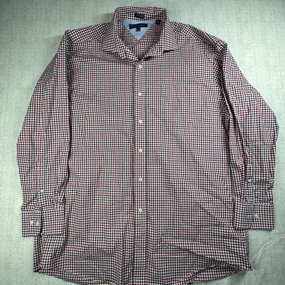 Tommy Hilfiger Red and Black Gingham Shirt